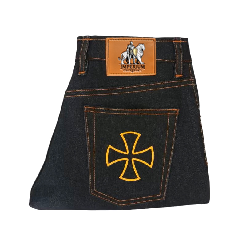 Raw Denim Selvedge Rainbow Samho BNO Black 14 Oz