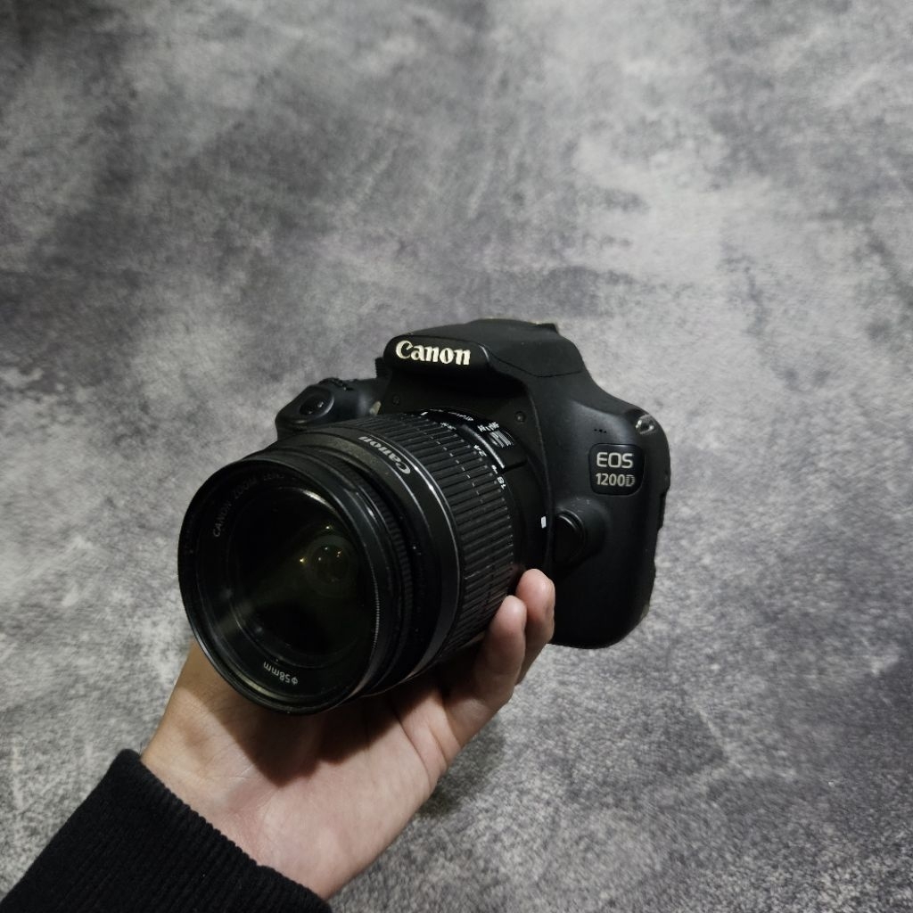 Kamera Canon 1200D kit & Lensa Fix Canon 50MM F1.8