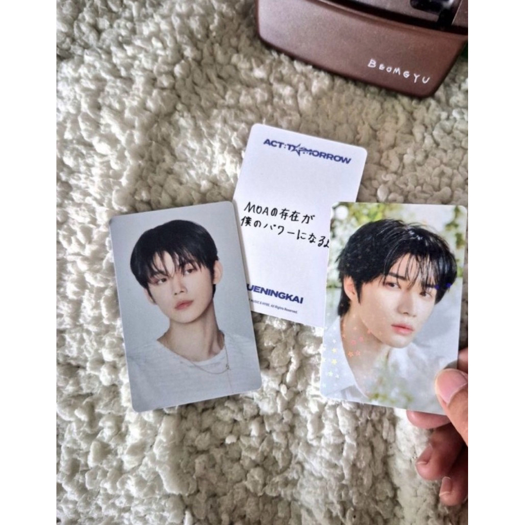 Photocard TXT Soobin Yeonjun Beomgyu Japan PC
