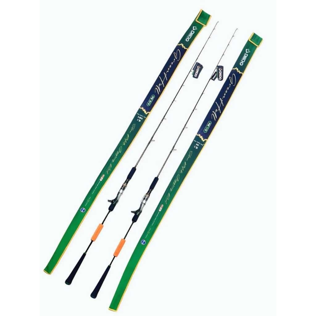 Joran jigging daido green hell one piece rod overhead pe 2-4