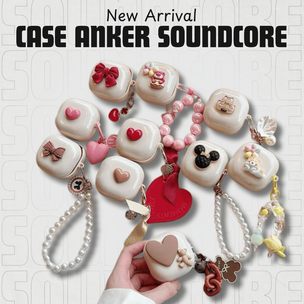 Case ANKER Soundoce R50i, R50i NC, R60i NC / Casing Pelindung TWS Soundcore Anker Silicon