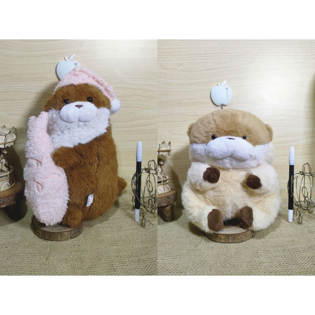 axolotl plush | otter plush | amuse plush keychain