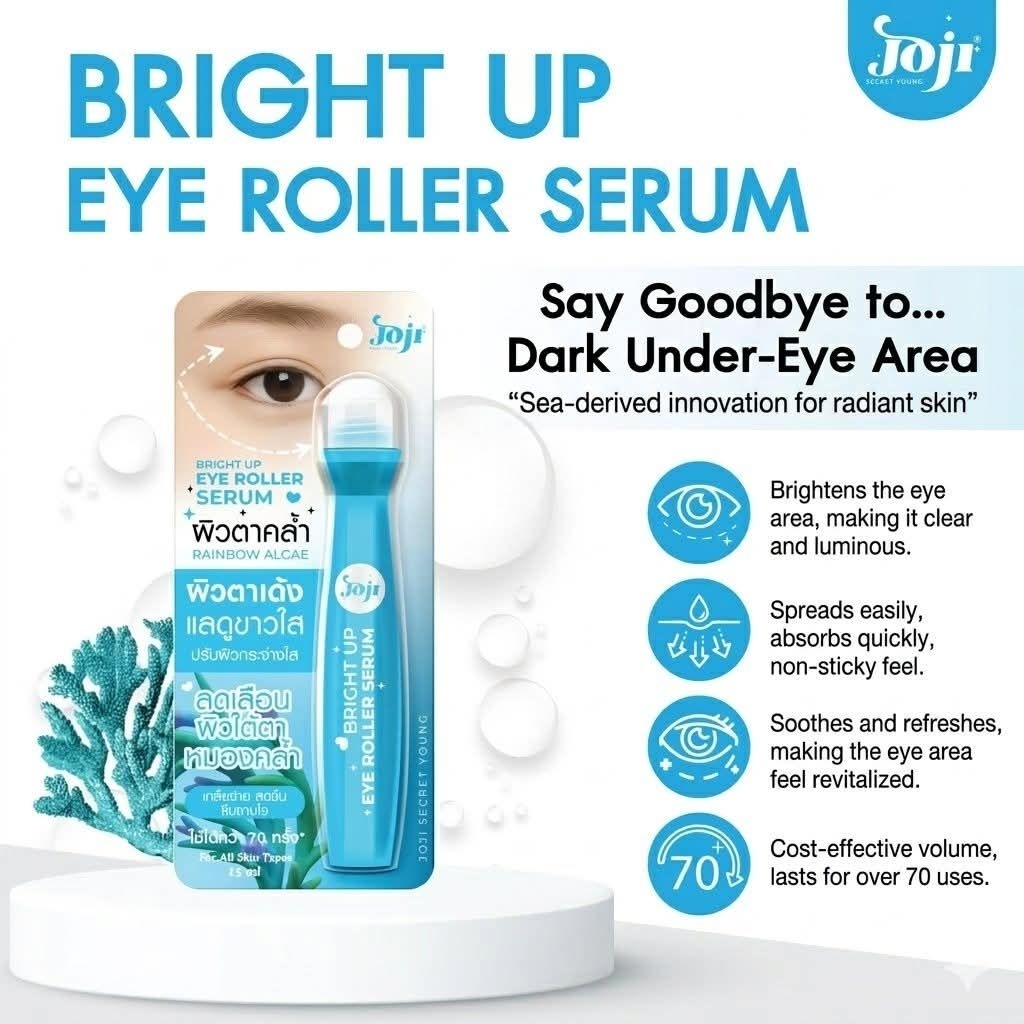 JOJI EYE ROLLER SERUM 15ML menghilang kantung mata asli thailand