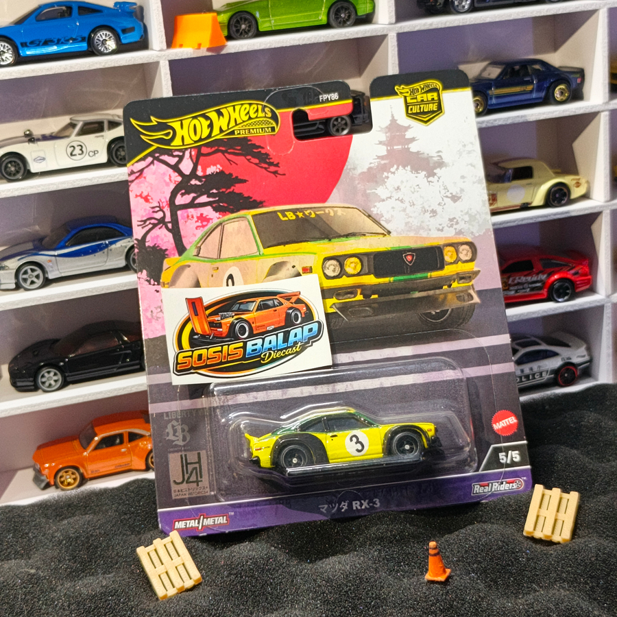 HOTWHEELS JDM PREMIUM LBWK MAZDA RX-3