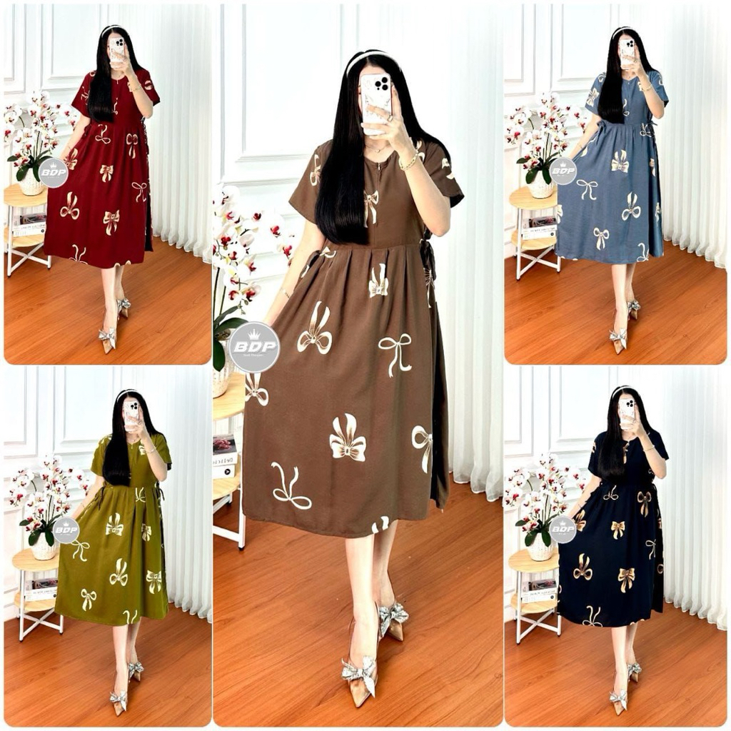 DASTER CHIBI LUNA / DASTER VIRAL / MOTIF PITA / KAIN RAYON ADEM / DASTER MIDI KALONG /DASTER KEKINIA