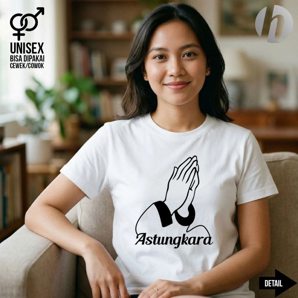 Mittara - Seri Hindu Kaos Baju Hindu Astungkara / kaos OM Custom UNISEX