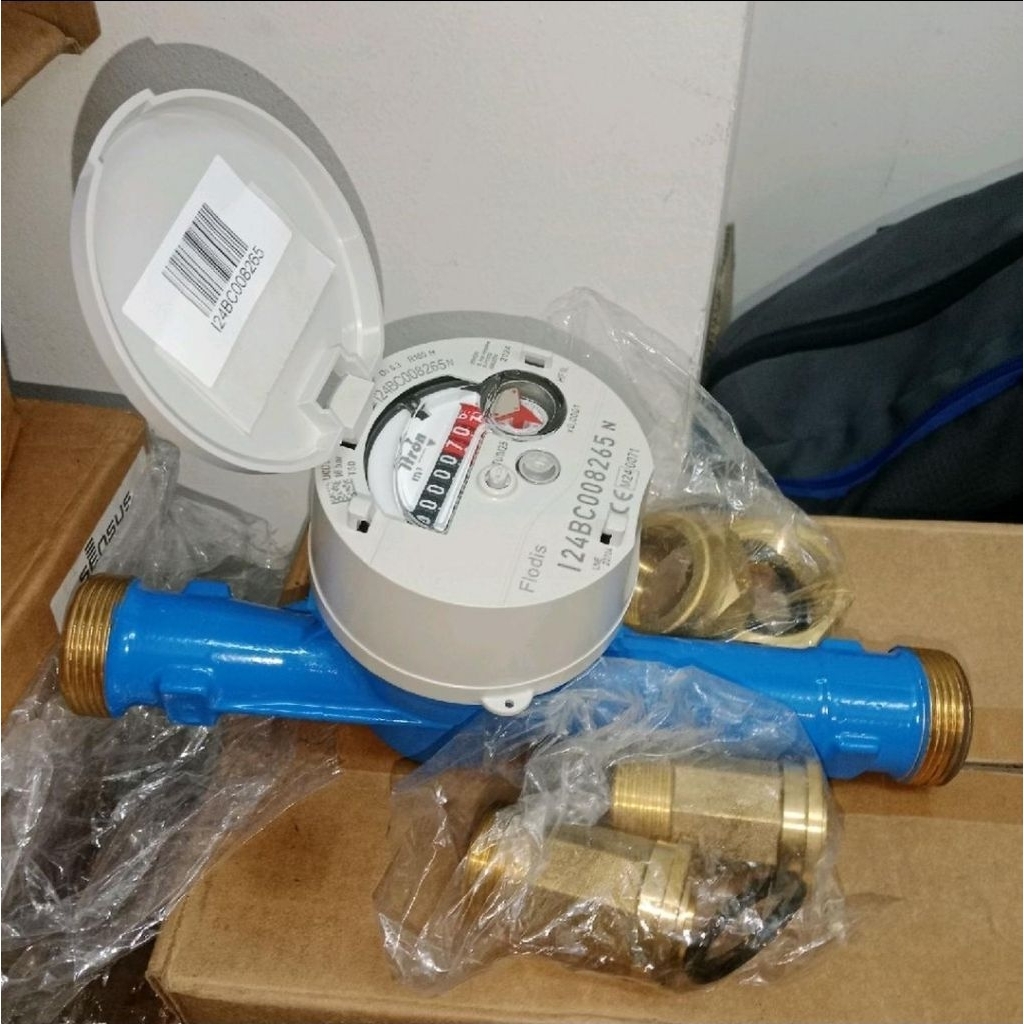 Water Meter Merk ITRON Type FLODIS Size 1 Inch DN 25mm PDAM murah/Meteran Air Bersih Merk ITRON Type