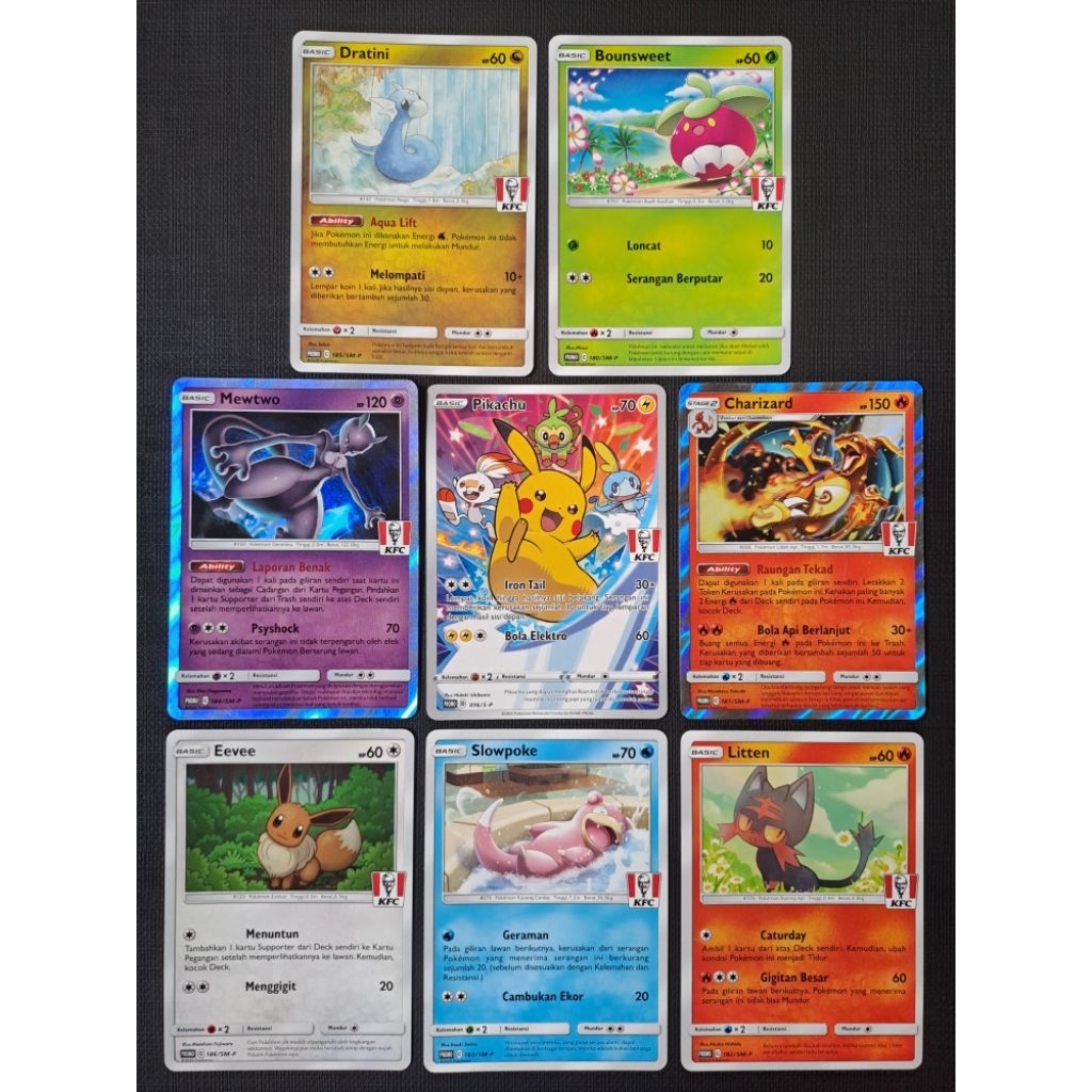 "MINES" KARTU POKEMON PROMO KFC FULLSET
