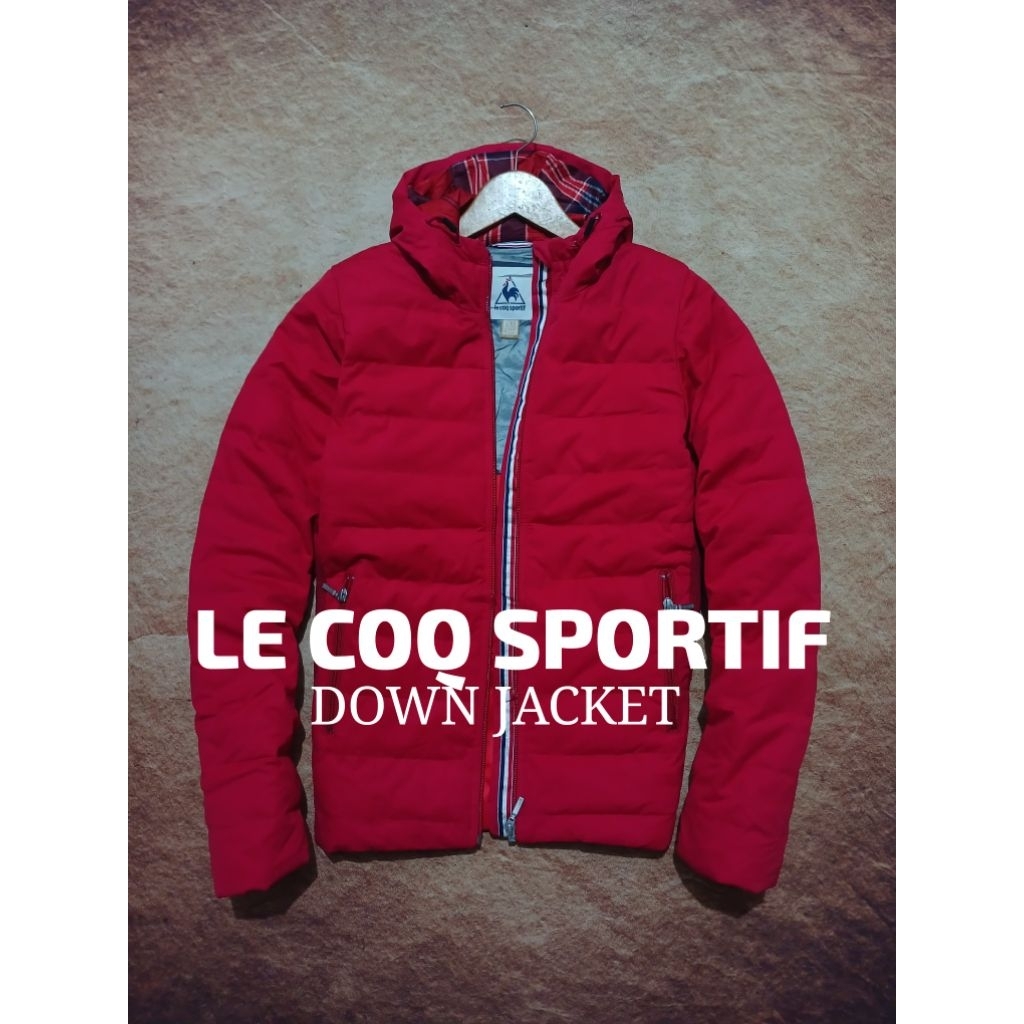 Jaket down LE COQ SPORTIF empuk ringan bekas murah