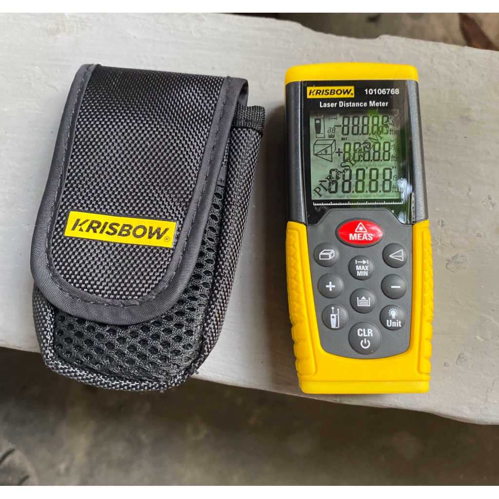 meteran laser distance krisbow 100