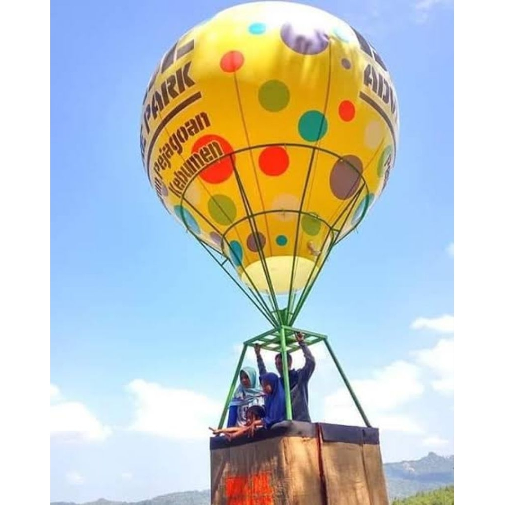 Balon Selfi Balon Oval Tempat Wisata Balon Foto
