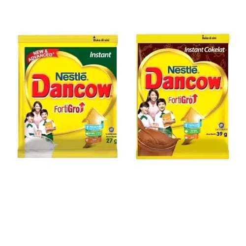 Susu Bubuk Coklat & Instan Dancow Fortigro 1 Sachet