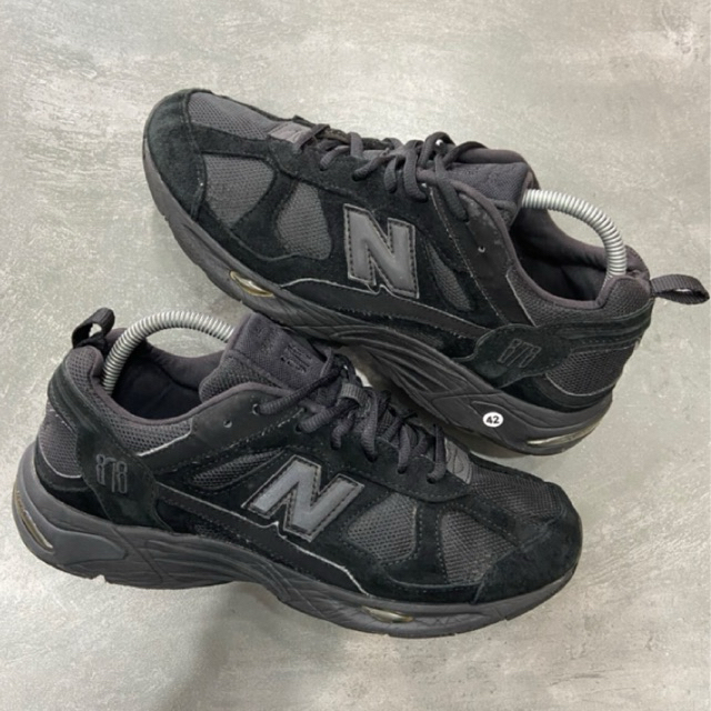 [Size 42] New Balance 878 Black Full Black Triple Black (CM878XL) Second Original Kondisi Mulus Nomi