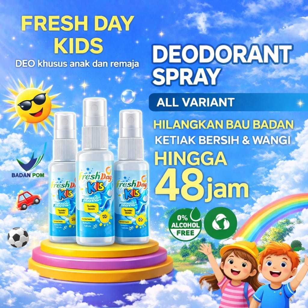 DEODORANT ANAK DEO SPRAY ANAK ANAK Deodorant remaja deodoran anak deodorant spray anak BPOM fresh da