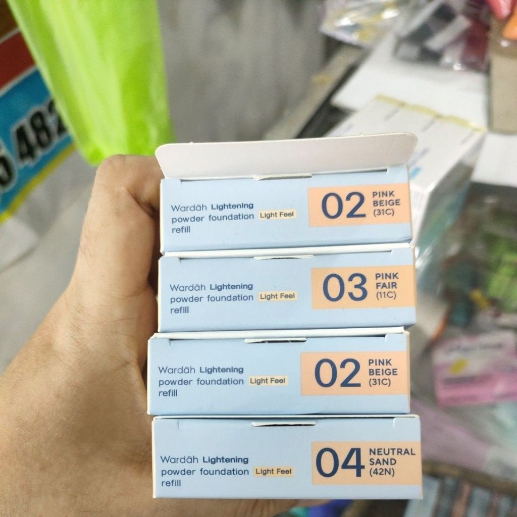 bedak refil Wardah