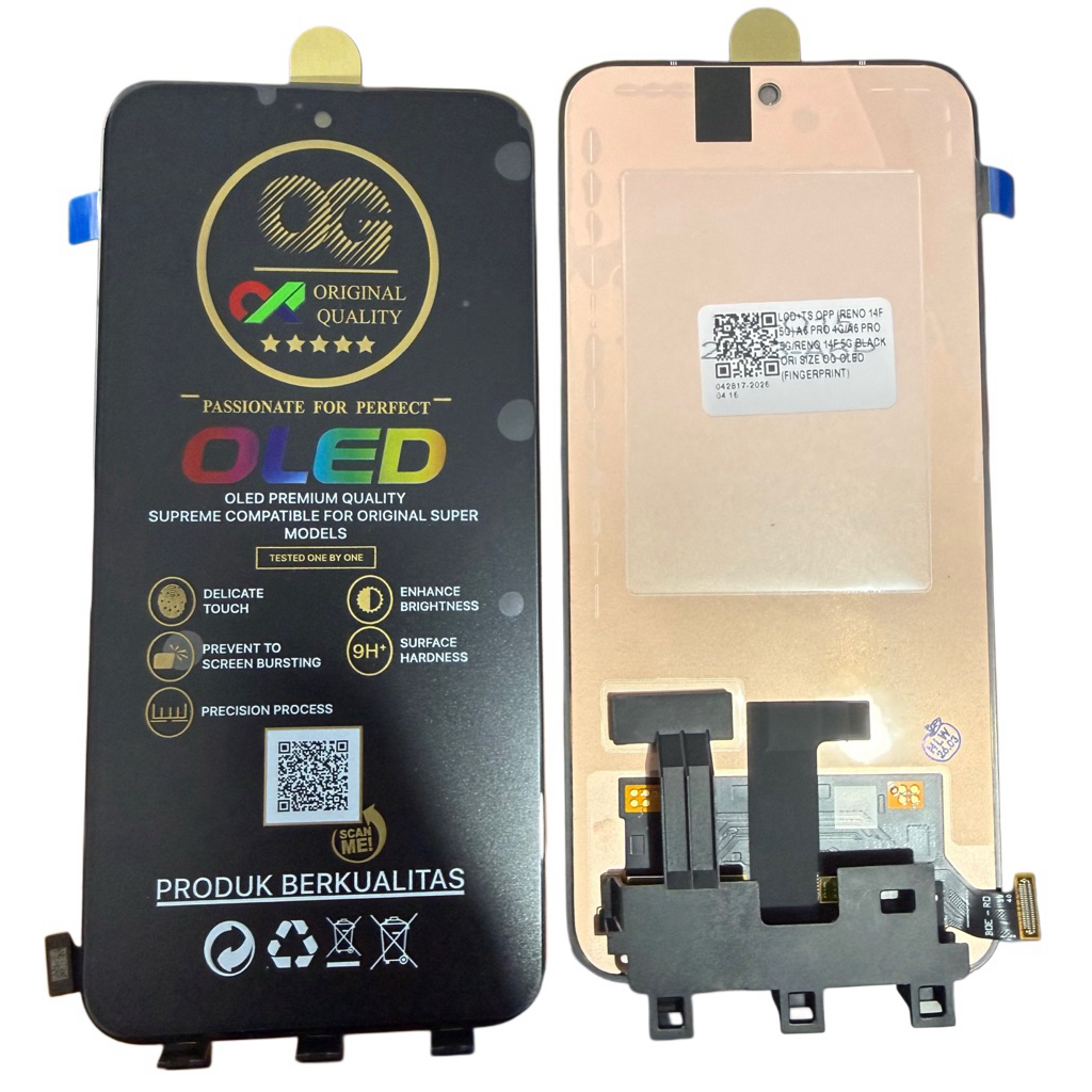 lcd touchsreen Oppo A6 pro 4G/A6 pro 5G/Reno 14F 5G original oled Fingerprint on