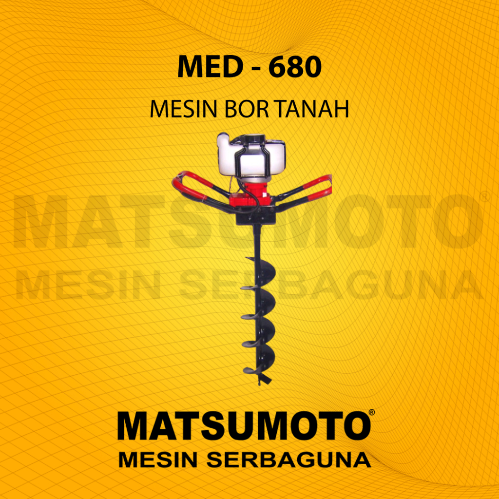 MATSUMOTO MESIN BOR TANAH EARTH AUGER MED-680 (GARANSI RESMI)