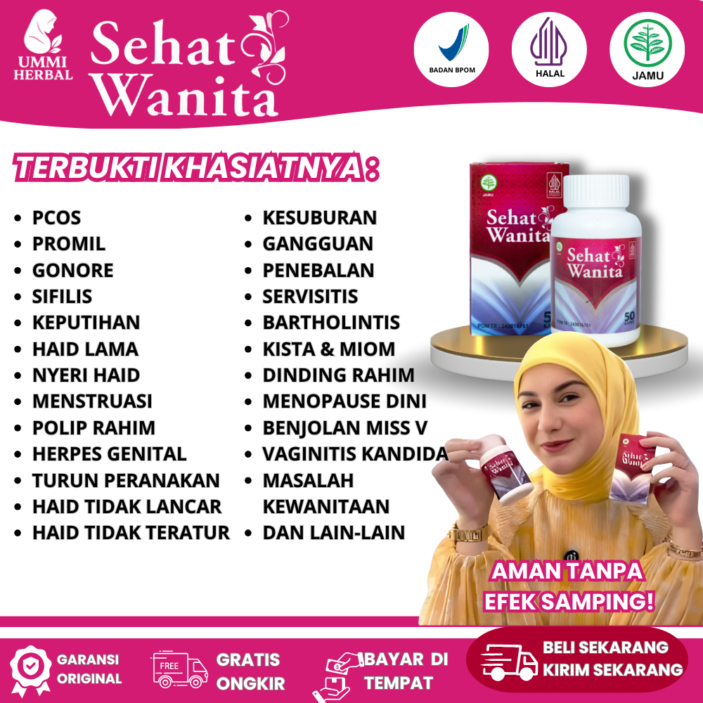 Sehat Wanita Original 100% Obat Gatal Dan Perih Area Kewanitaan, Infeksi Jamur, Kutil Di Area Miss V