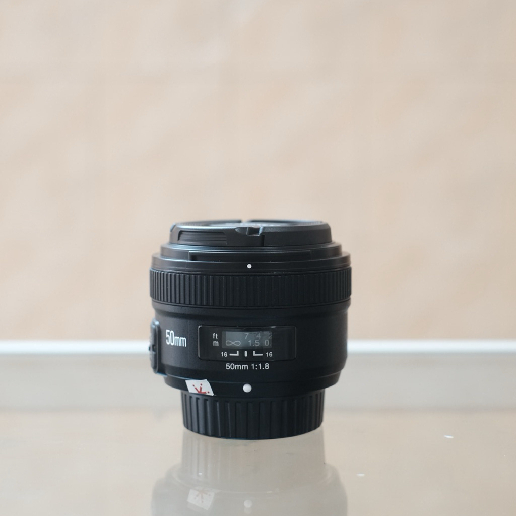 lensa yongnuo 50mm f1.8 for nikon second