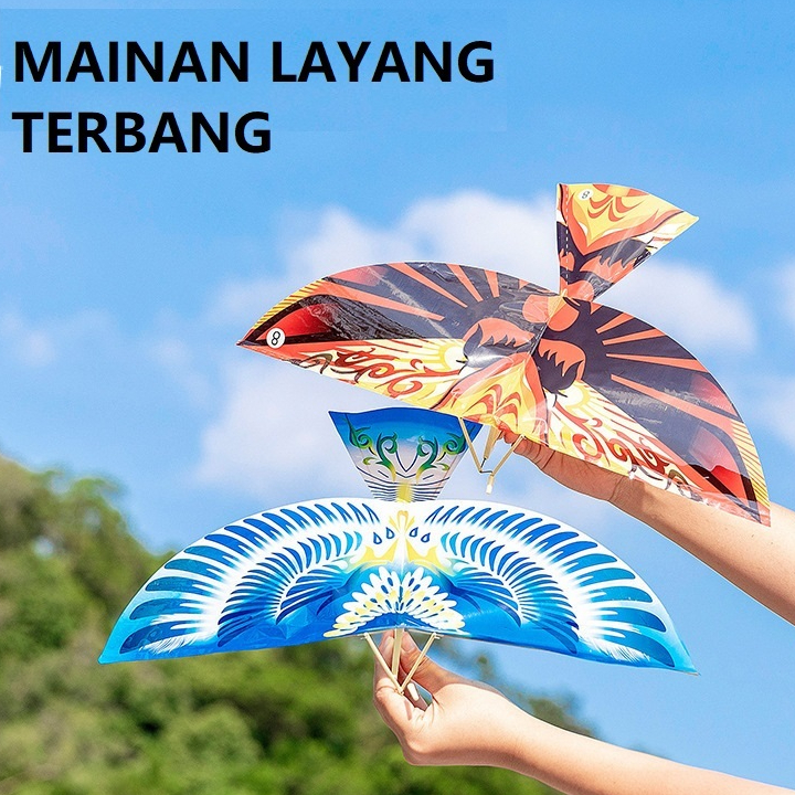 2026 diy mainan anak edukasi rakit burung terbang - burung layang layang terbang tenaga karet - TERB