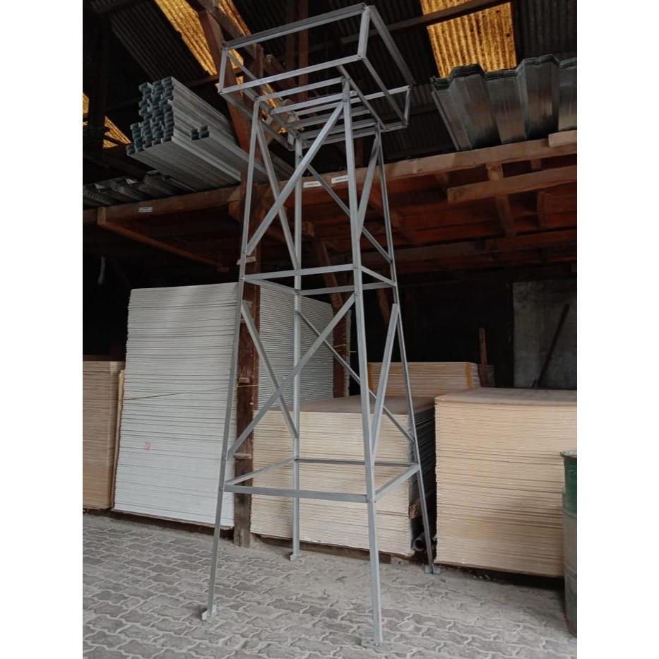 Spesial TIANG MENARA TOREN TANGKI AIR 500 LITER T. 3 METER (FLATPACK)