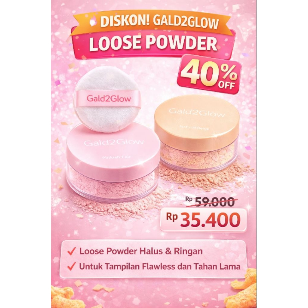 Glad2glow loose powder