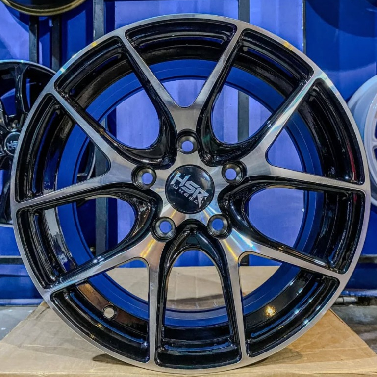 Velg Mobil Ring 15 Hsr TOREY  HSR PCD 5x114,3 Buat Innova Terios Rush grandmax Dll