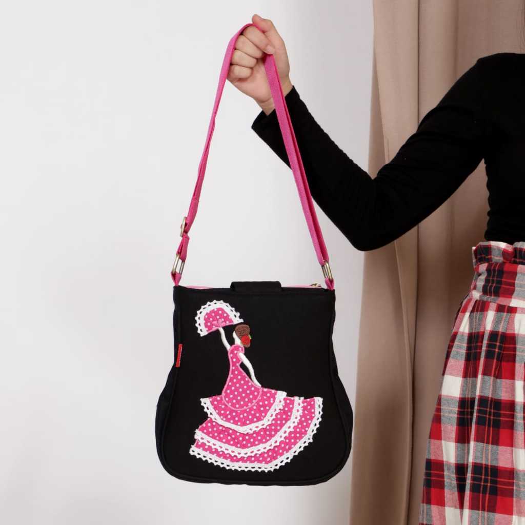 Tas Selempang Wanita Anak Remaja Patchbag Kabizaku