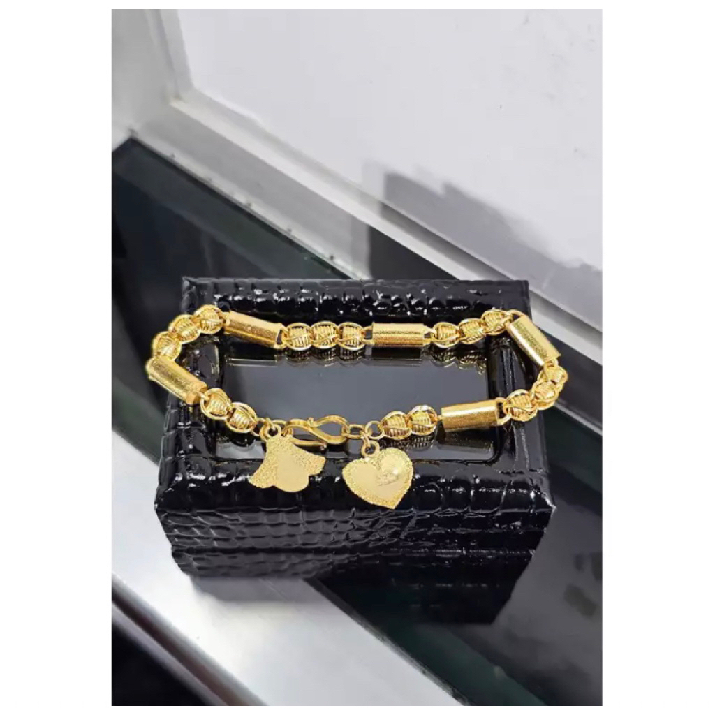 gelang sapuhan lapis emas mirip emas tok 99