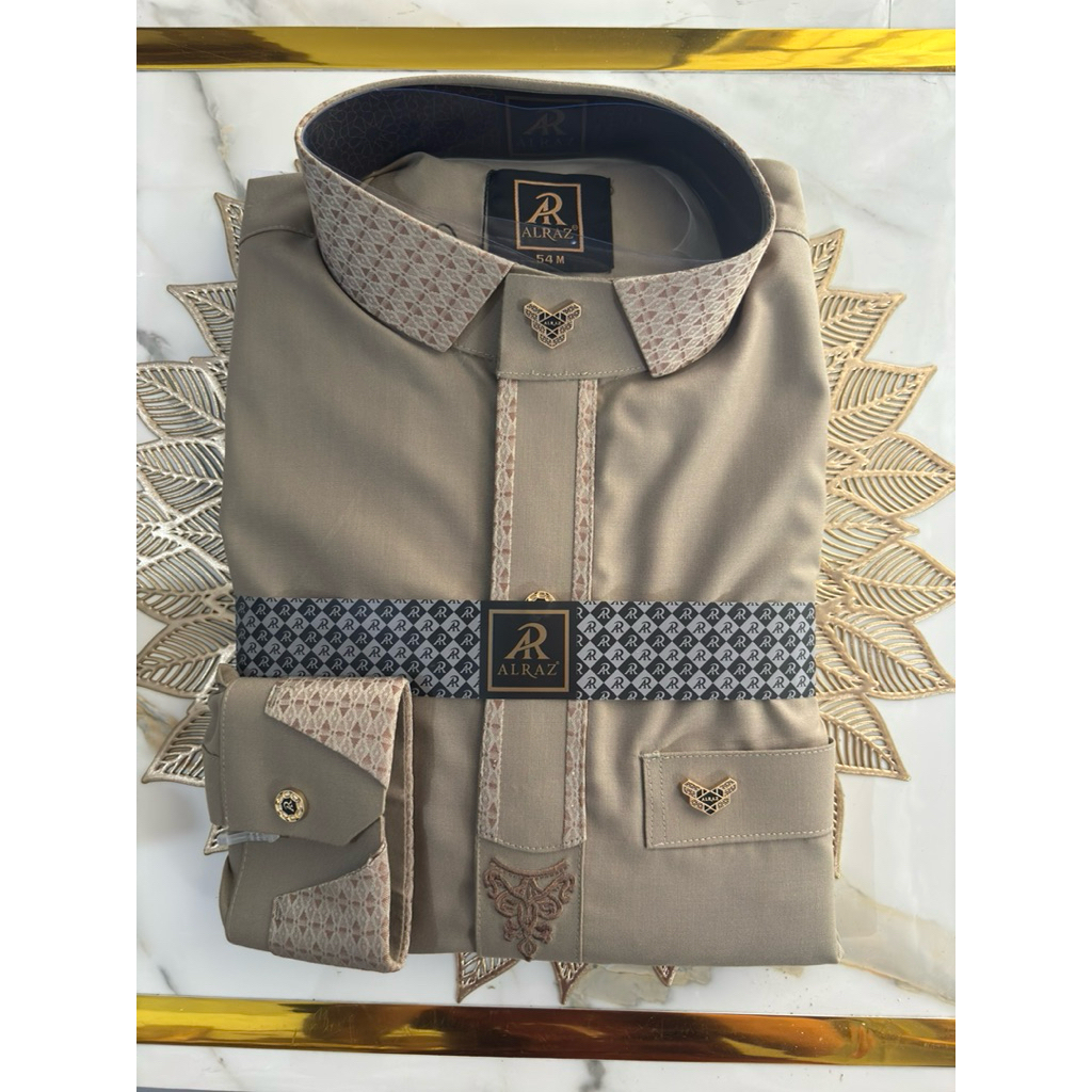 Jubah Al Raz Premium Original Lengan Manset