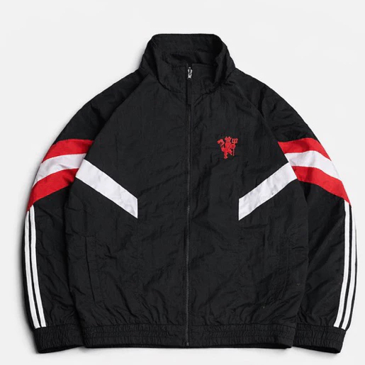JAKET TRACKTOP CASUAL MANCHESTER UNITED PRIA WANITA FULL TAG