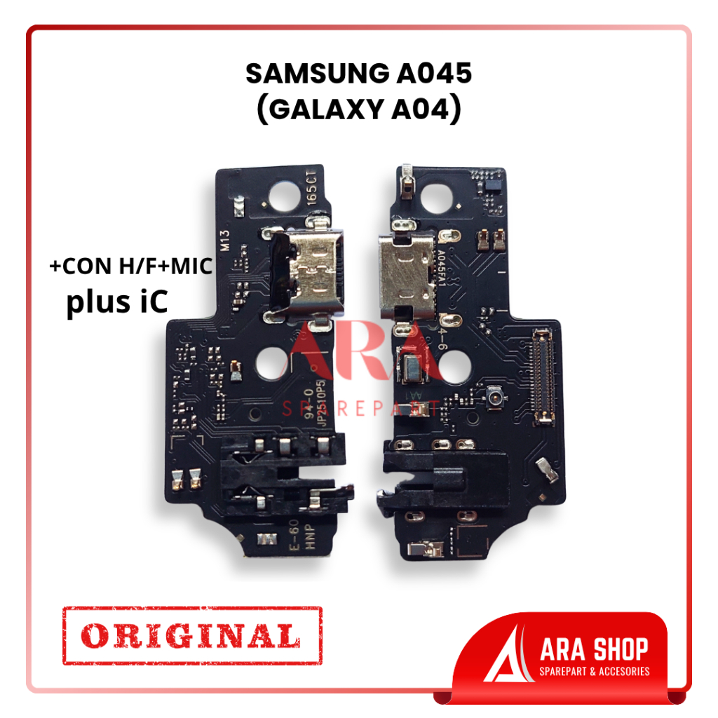 FLEXIBLE SAMSUNG GALAXY A04 A045 TC CHARGER CAS HF MIC