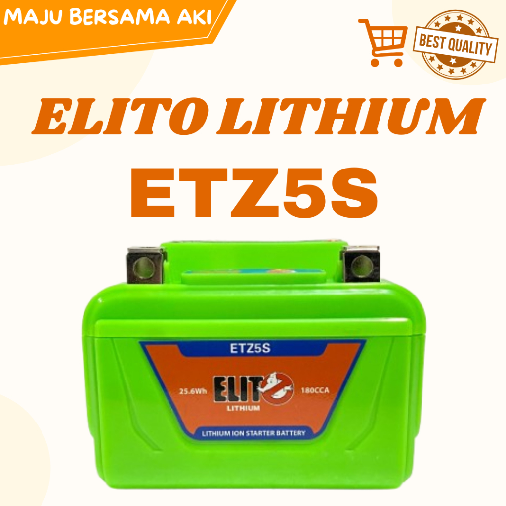 Aki Motor Yamaha Jupiter Z Robot ELITO ETZ5S Lithium Aki Kering MF