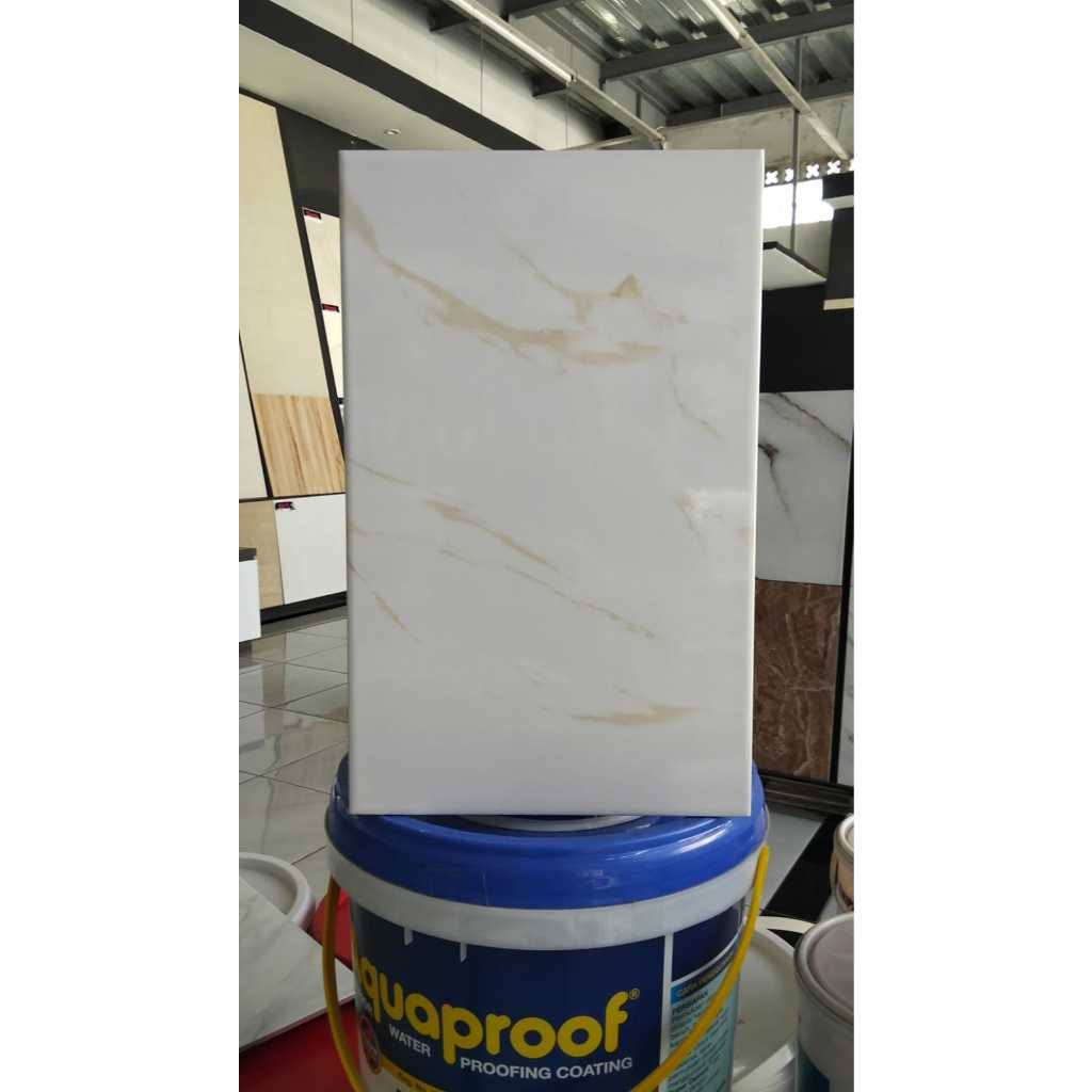 KERAMIK DINDING KAMAR MANDI / KRAMIK DINDING DAPUR ACCURA 25X40 CALABRIA BEIGE TEKSTUR GLOSSY