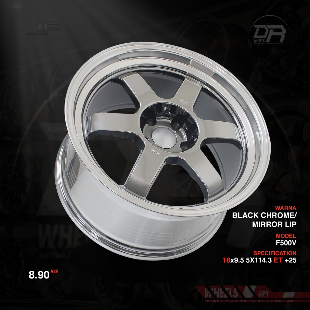 Velg mobil TE37V Ring 18 JF LUXURY FLOW FOARMING