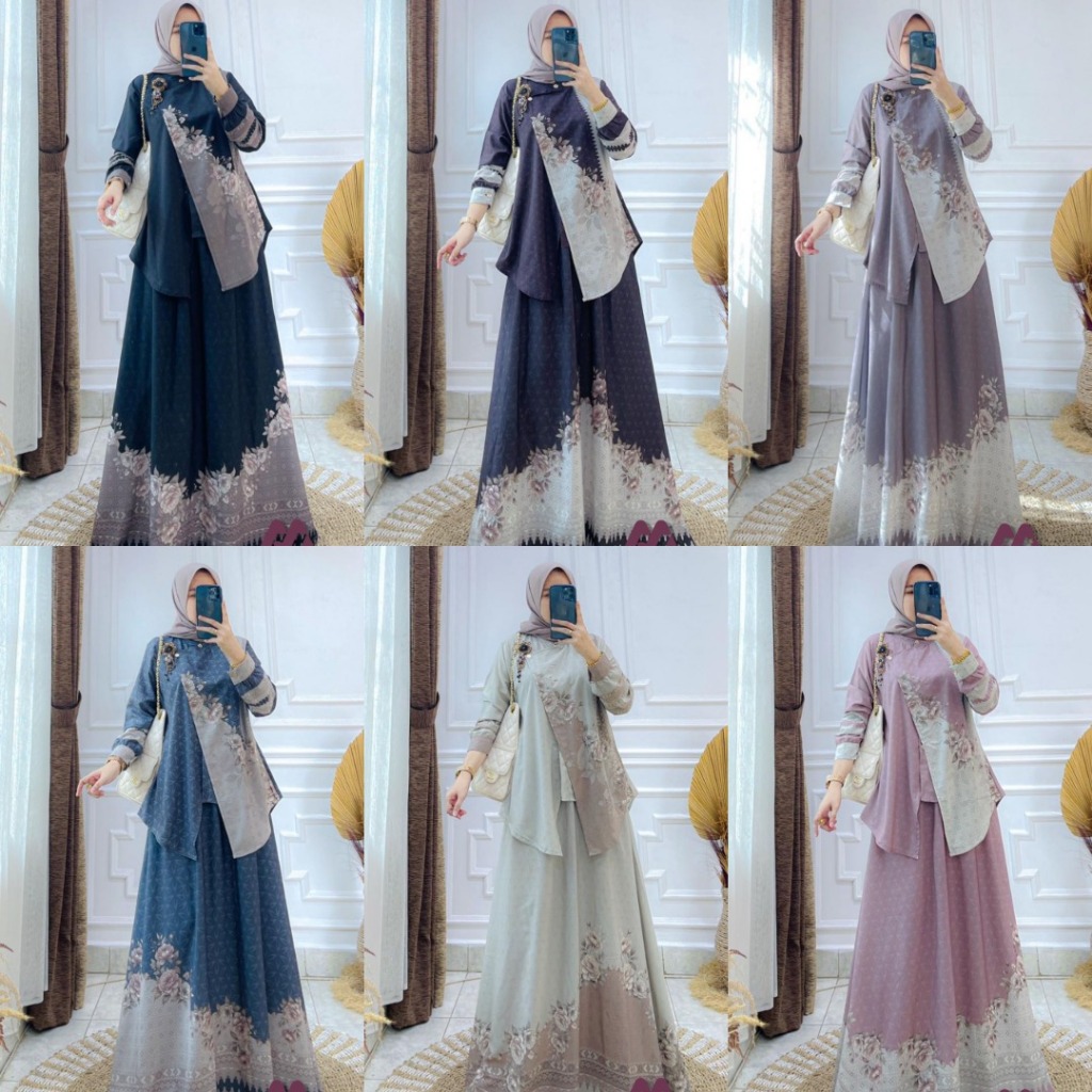 LuxuryFashion READY SETELAN WANITA LYRA SET BY HMF LUXURY BEST SELLER