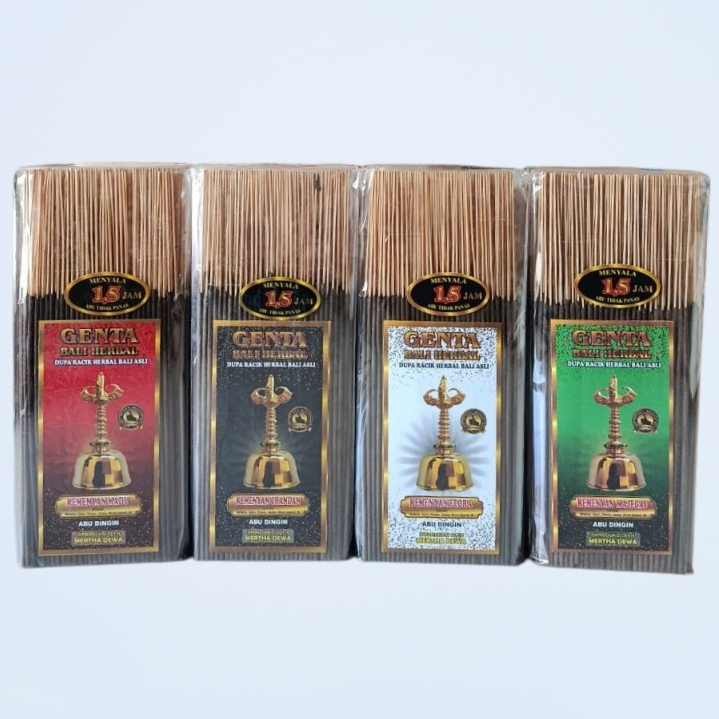 Dupa Hio Genta Pepel Dupa Bali Herbal Menyala 1,5 jam Dupa Aromaterapi