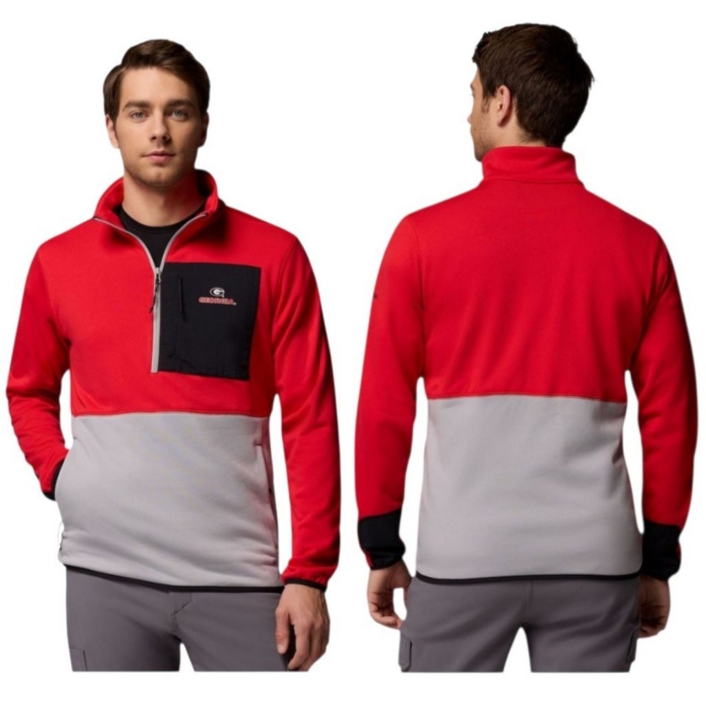JACKET HALF ZIP BIG SIZE PRIA