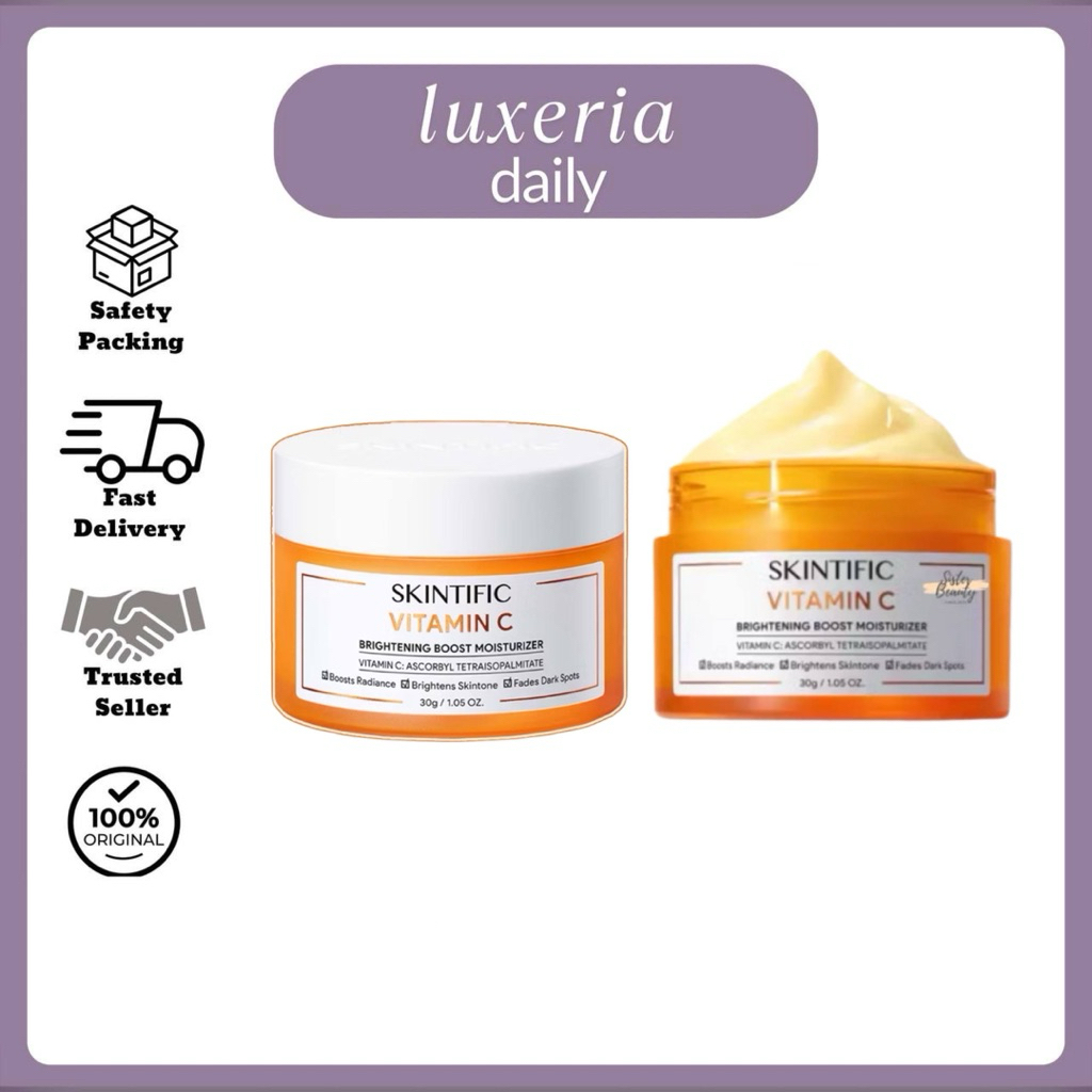 Skintific Vitamin C - Brightening Boost Moisturaizer - Semua Jenis Kulit