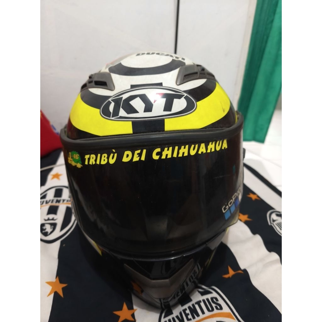 Helm KYT Vendetta 2 Ianone ( bekas ) dipakai 2 kali sunmori doang