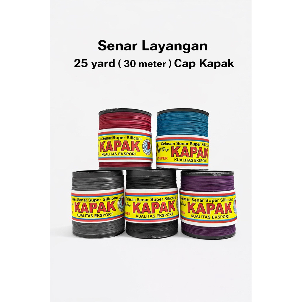 Senar Layangan 25 yard ( 30 meter ) Cap Kapak Tipe Sasak Padi