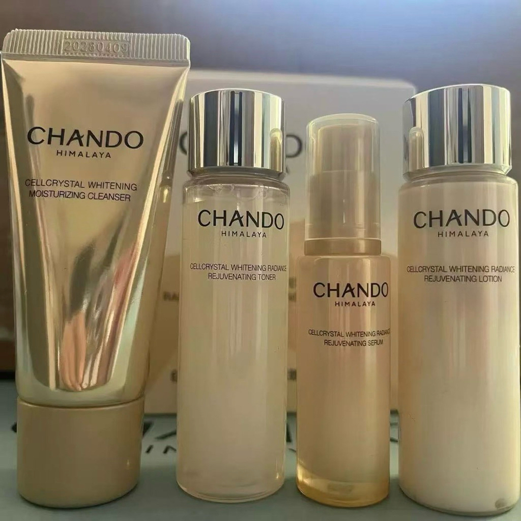 [PREORDER – CHANDO] Set 4 PC CHANDO Himalaya Cellcrystal Whitening Radiance Rejuvenating Series