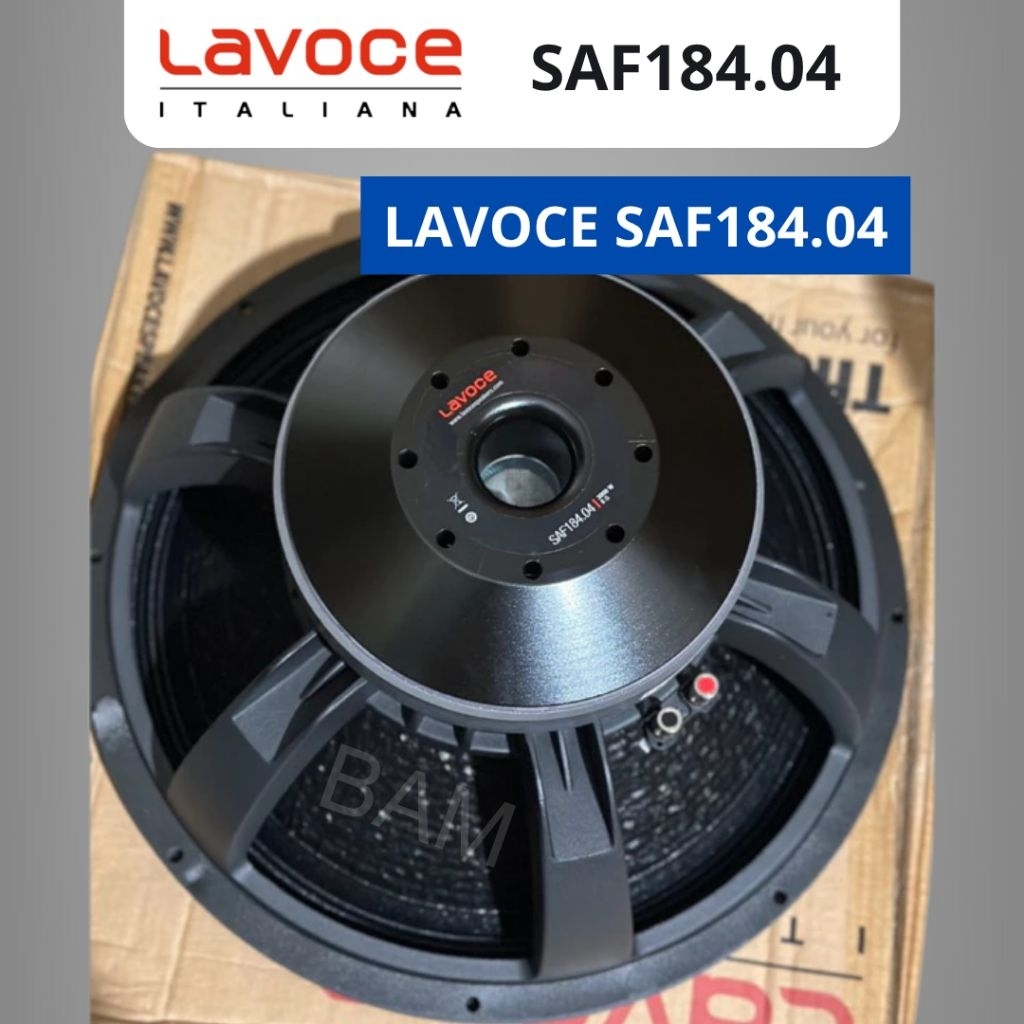 Lavoce SAF184.04 Komponen Speaker 18 Inch Original