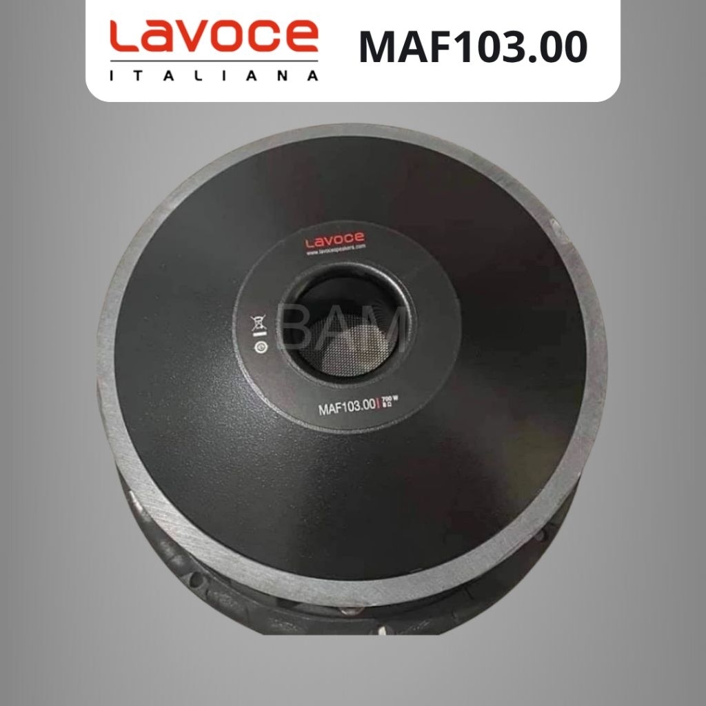 Lavoce MAF103.00 Komponen Speaker 10 Inch