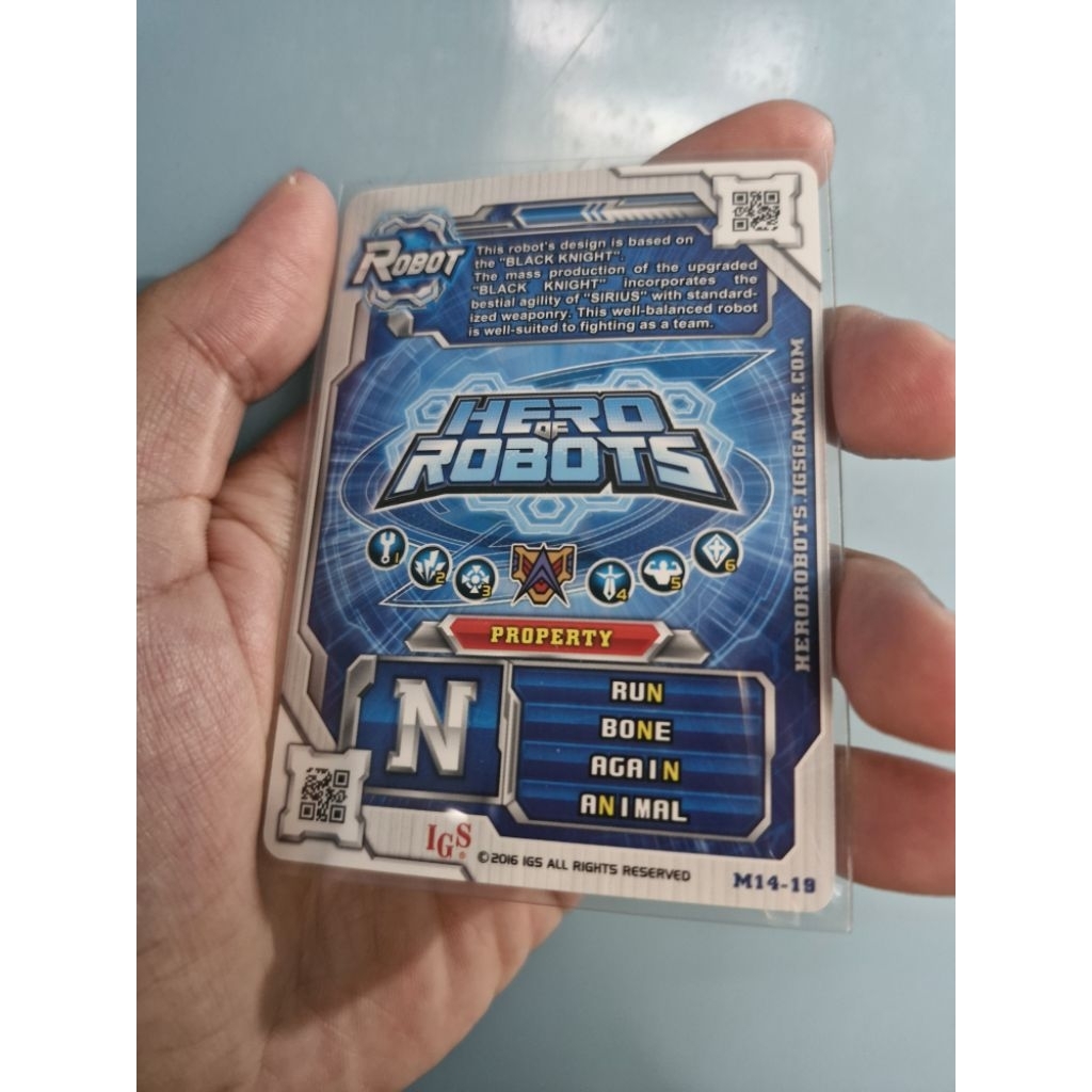 Hero of Robots Card