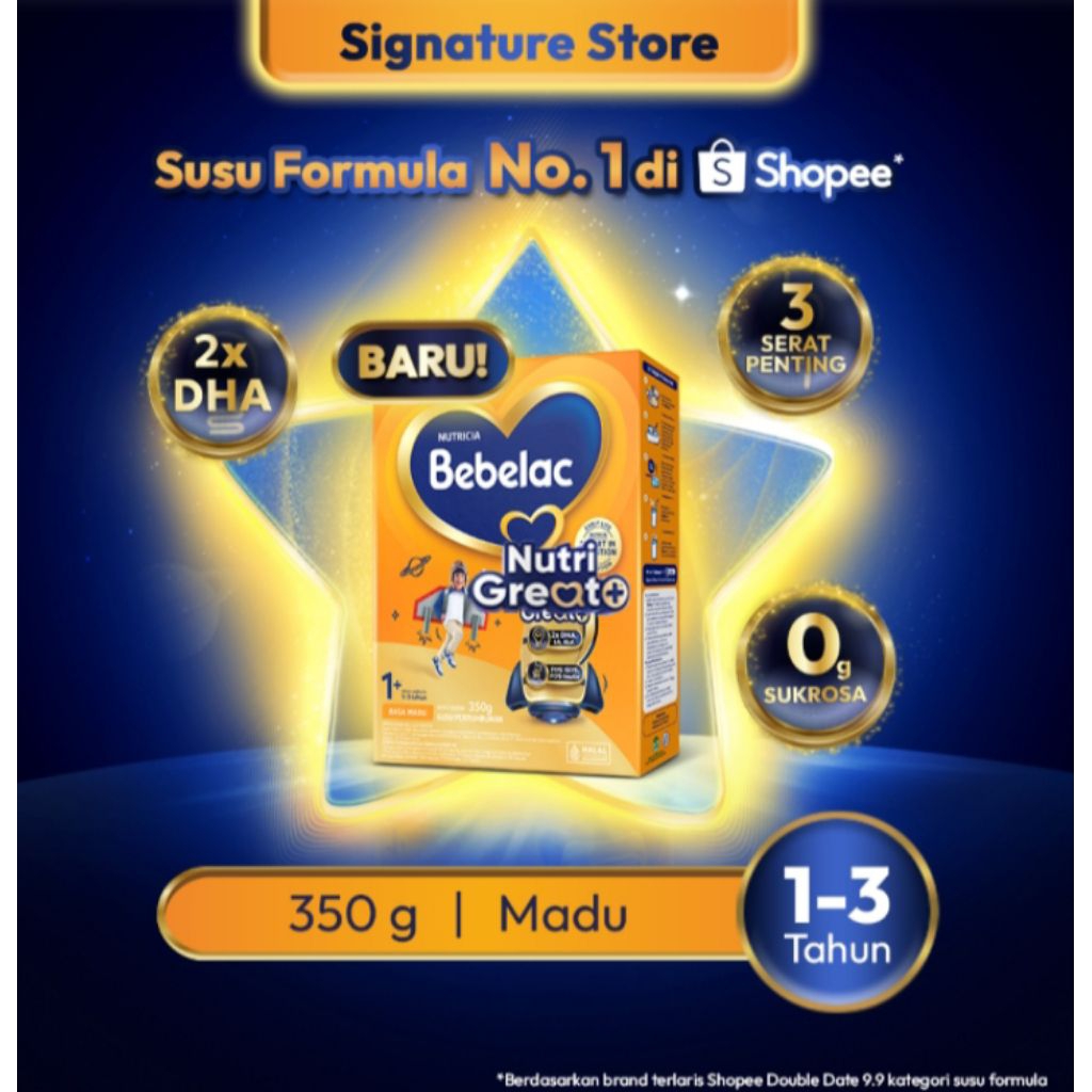 Bebelac 1+(1-3tahun) 350gr
