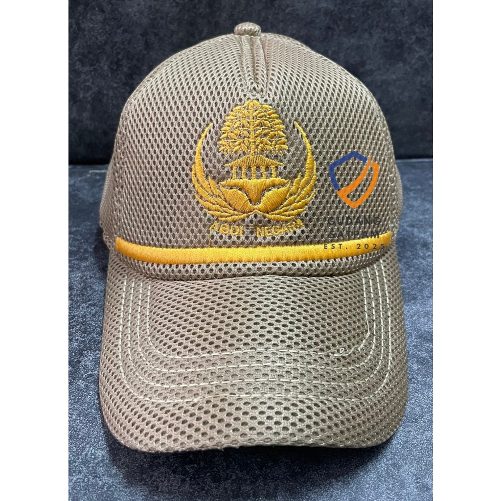 Topi Jaring Korpri PNS Golongan 2 (List) - Topi Korpri Golongan 2 - Topi Jaring - Topi PNS