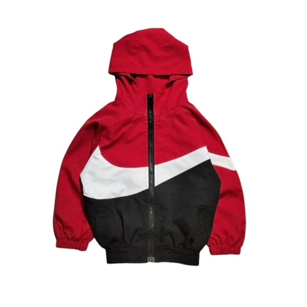 NO BRAND big logo Nike jacket kids windbreaker vintage size 4 - 6 th (P45xL40)