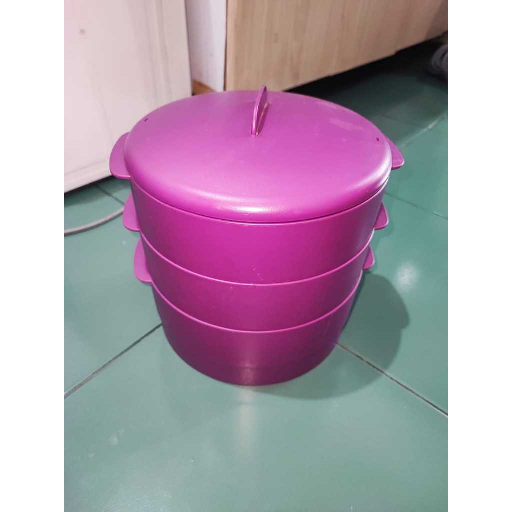 Kukusan Tupperware tingkat 3 79% mulus