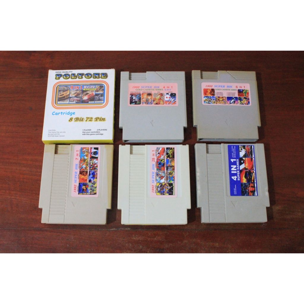 Kaset Vcom 8 Bit 72 Pin Multi Super Game Refurbished Tested Normal Game Jadul